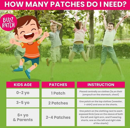 Mosquito Repellent Patches Pack of 6